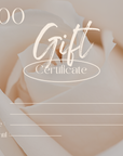 Terri Skincare Gift Certificates