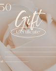 Terri Skincare Gift Certificates